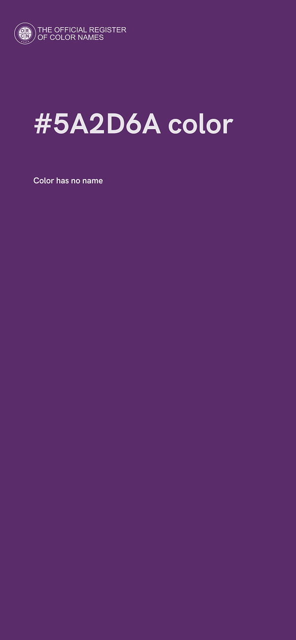 #5A2D6A color image