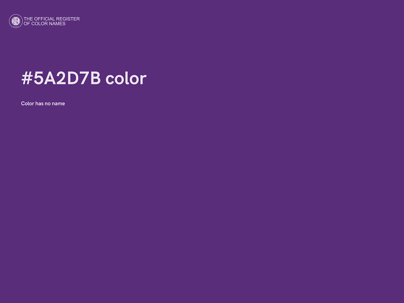 #5A2D7B color image