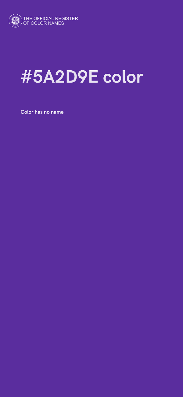 #5A2D9E color image