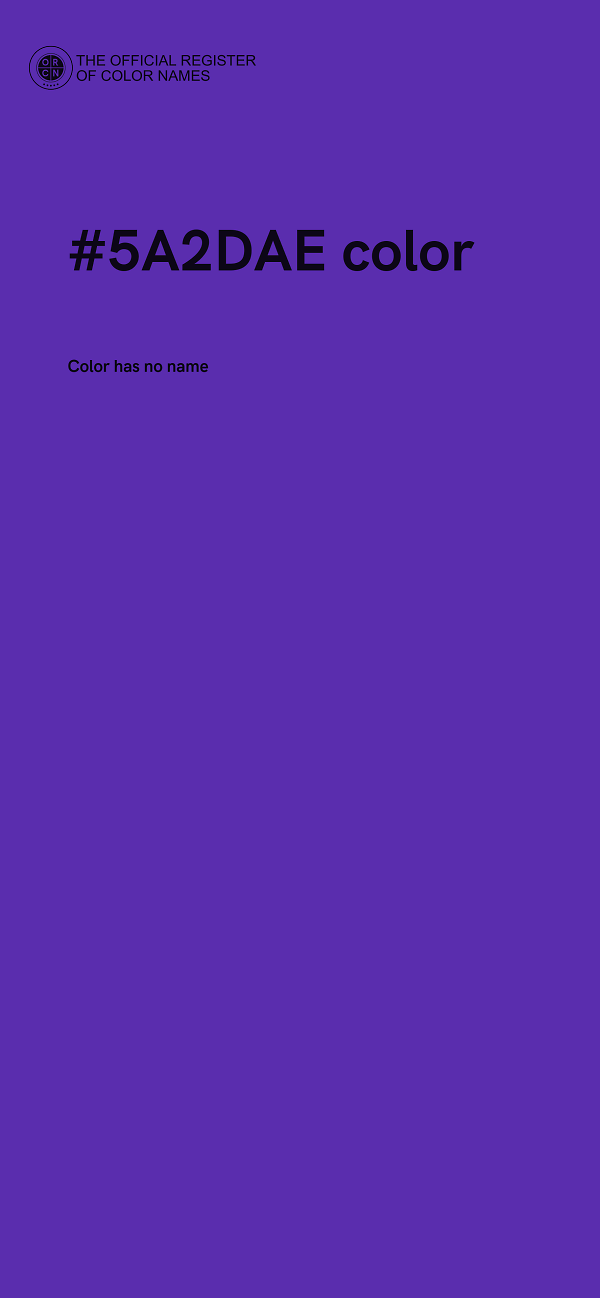 #5A2DAE color image