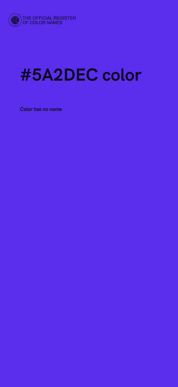 #5A2DEC color image