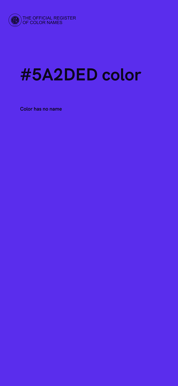 #5A2DED color image
