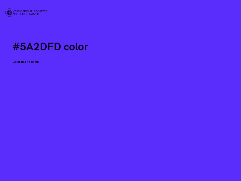 #5A2DFD color image