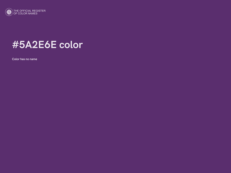 #5A2E6E color image