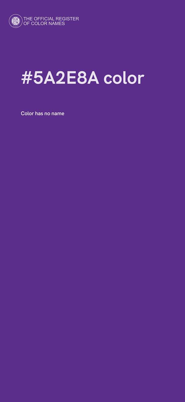 #5A2E8A color image