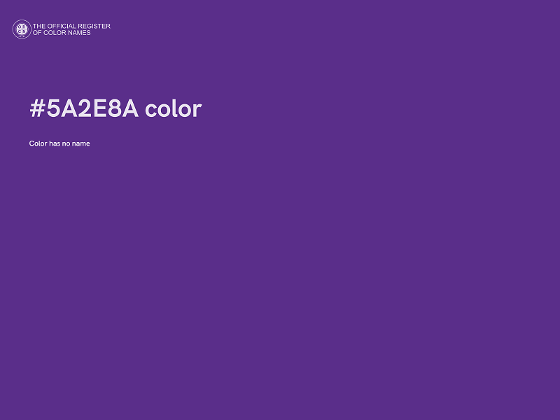 #5A2E8A color image