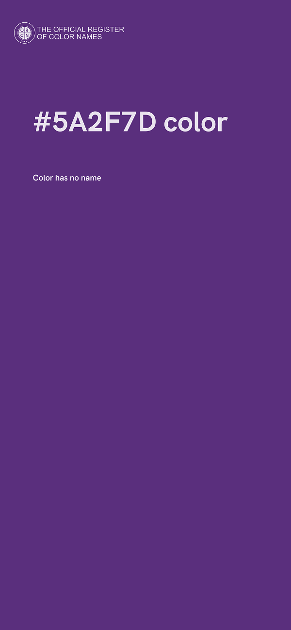 #5A2F7D color image