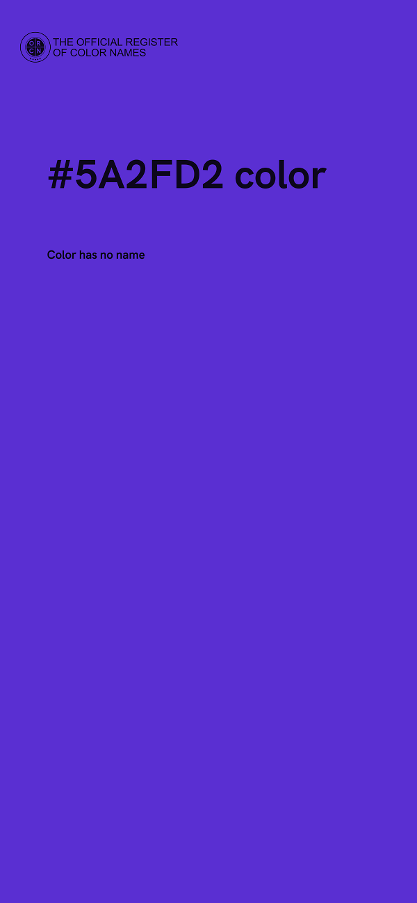 #5A2FD2 color image