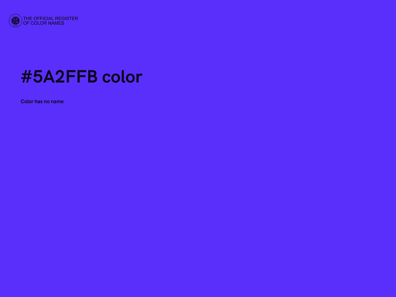 #5A2FFB color image