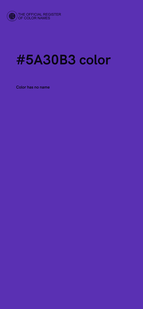 #5A30B3 color image