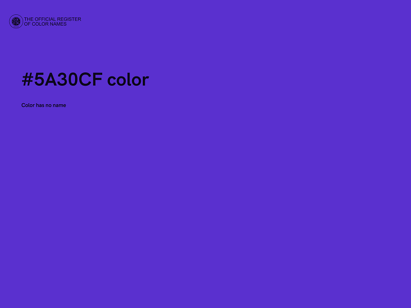 #5A30CF color image
