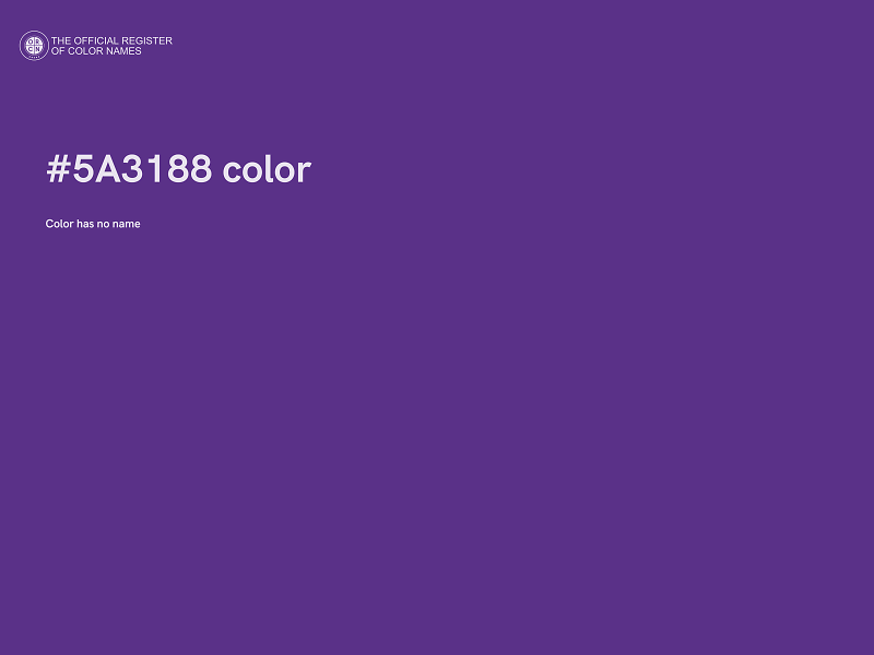 #5A3188 color image