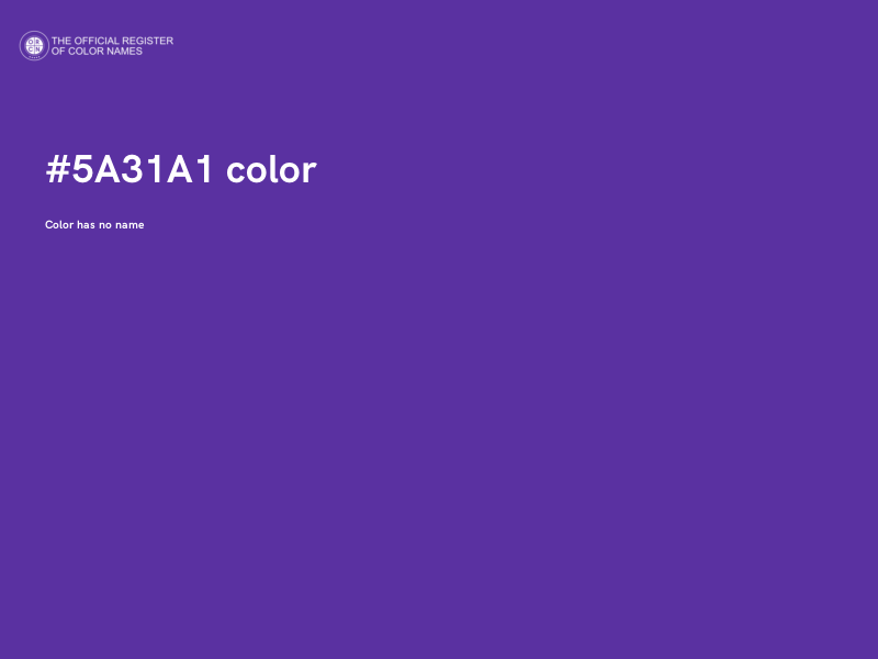 #5A31A1 color image