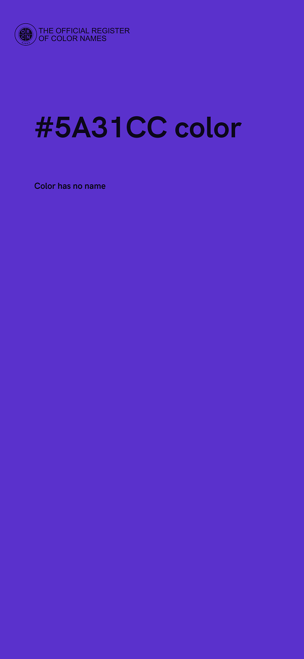 #5A31CC color image
