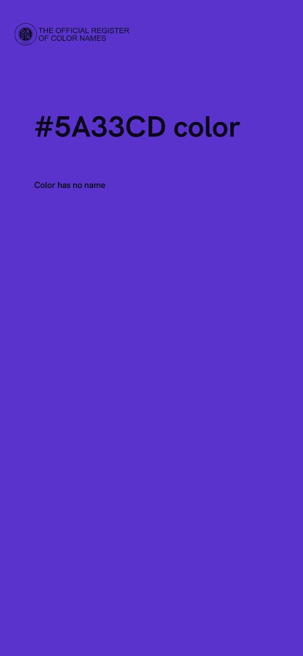 #5A33CD color image