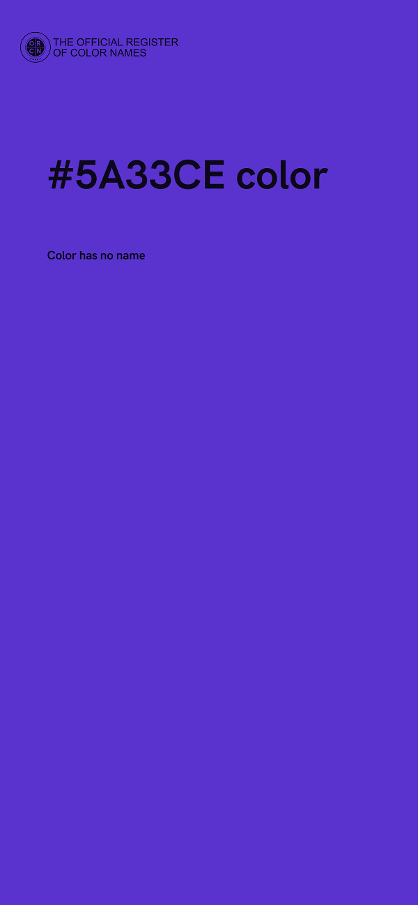 #5A33CE color image
