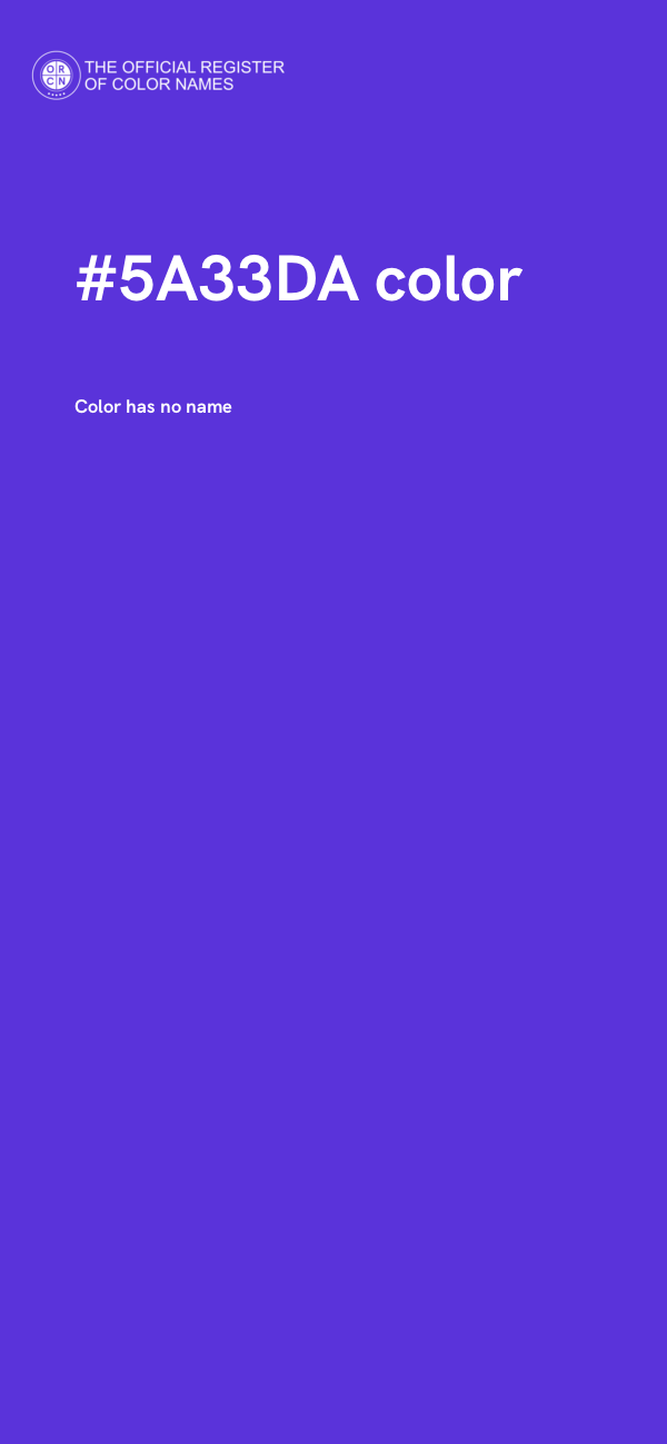 #5A33DA color image