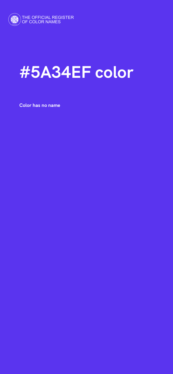 #5A34EF color image