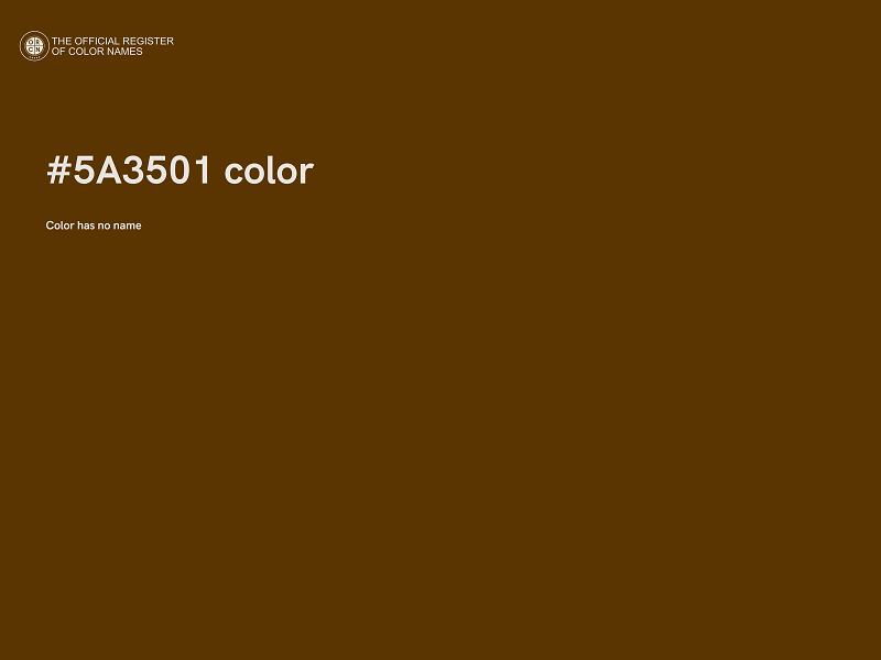 #5A3501 color image