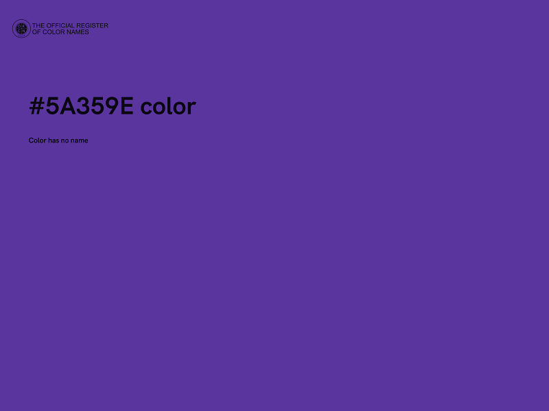 #5A359E color image