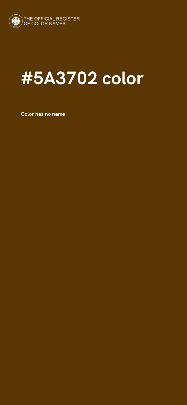 #5A3702 color image