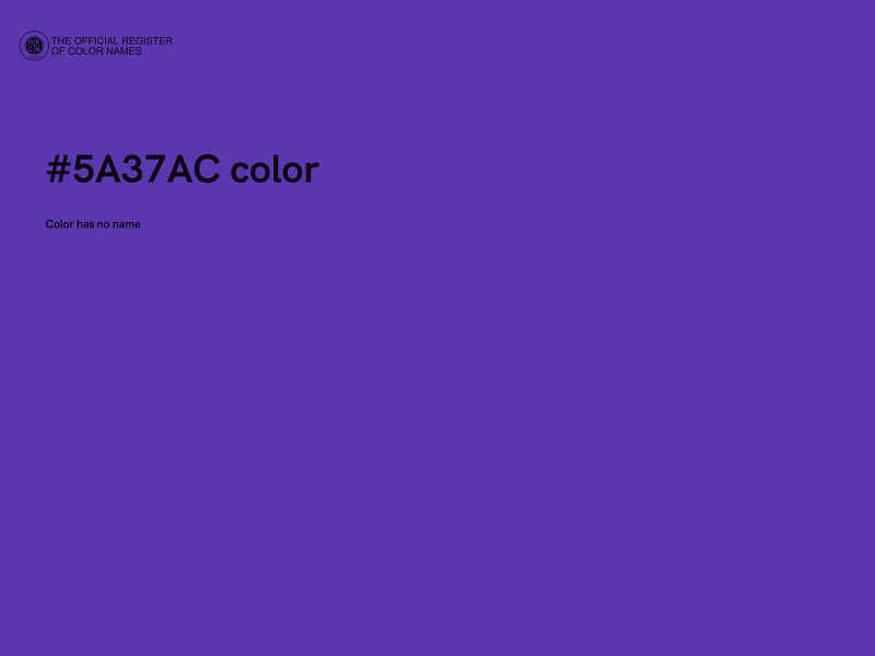 #5A37AC color image