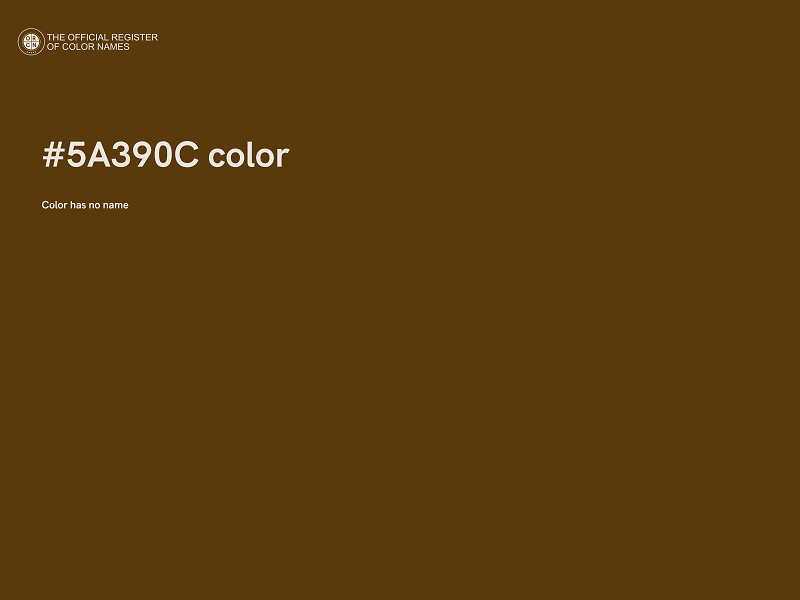 #5A390C color image