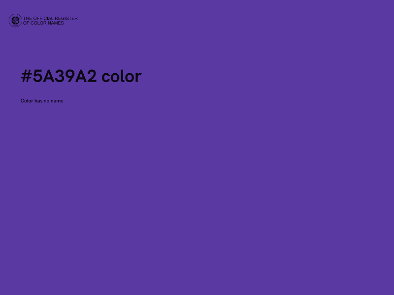 #5A39A2 color image