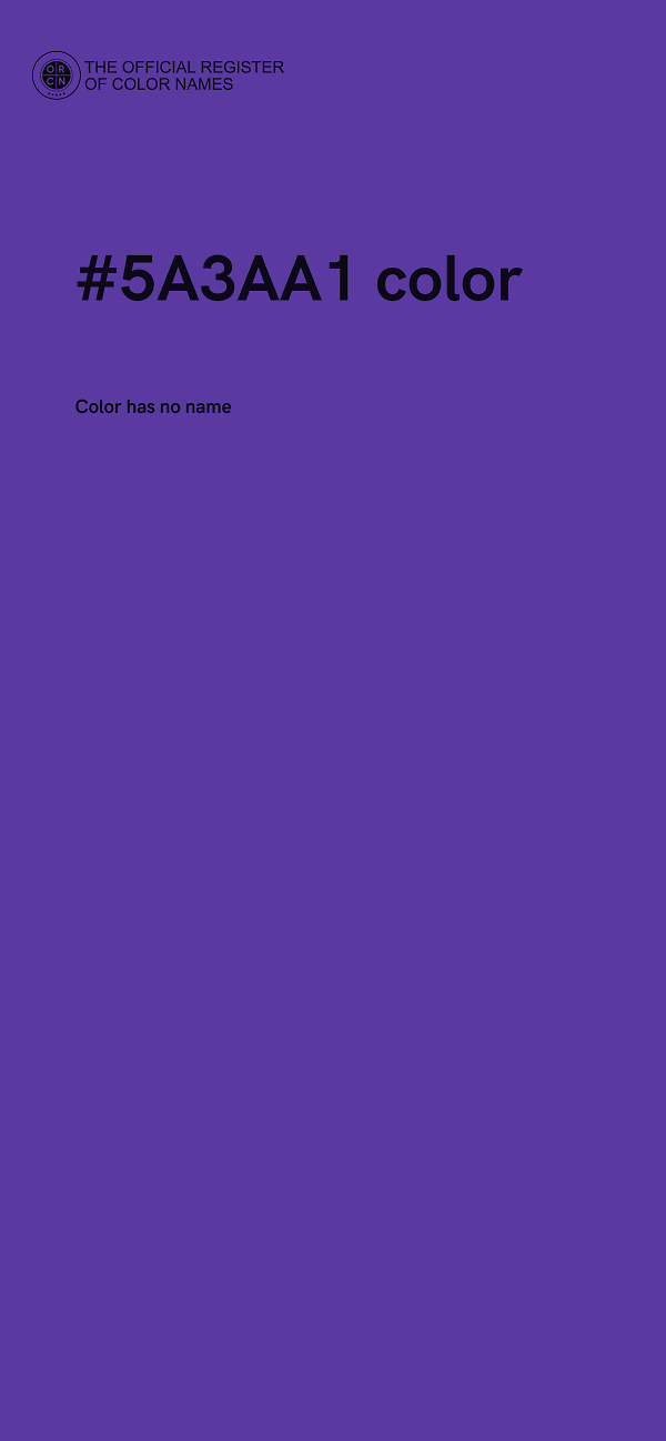 #5A3AA1 color image