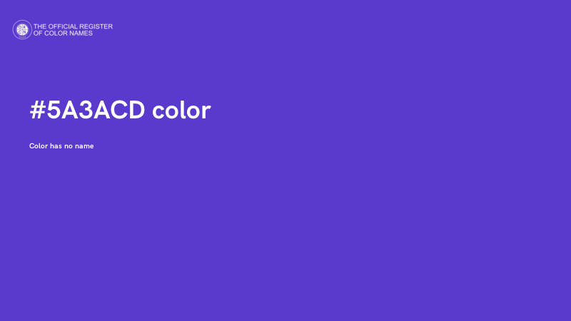 #5A3ACD color image