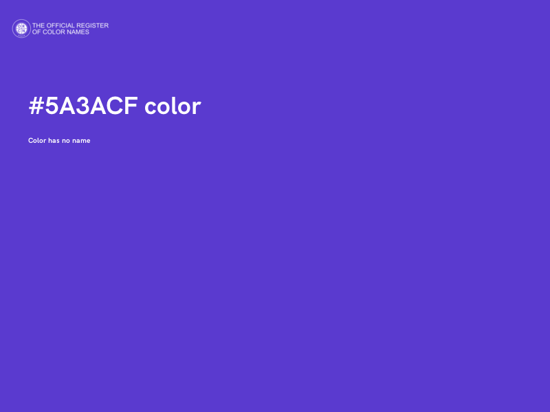 #5A3ACF color image