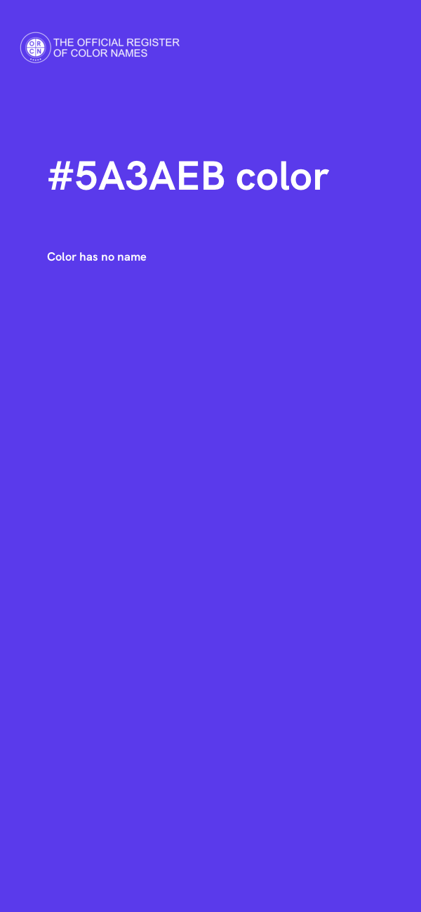 #5A3AEB color image