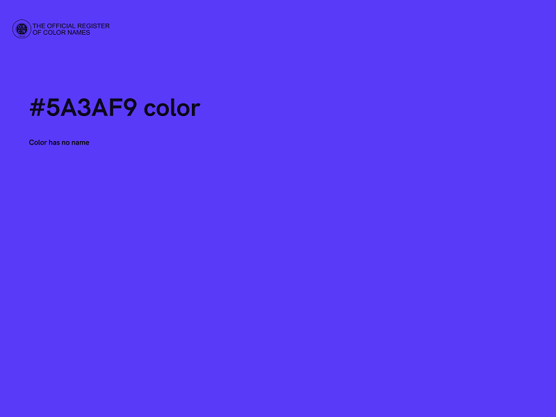 #5A3AF9 color image