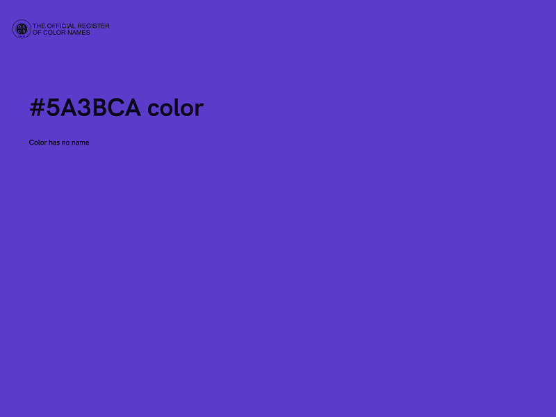 #5A3BCA color image