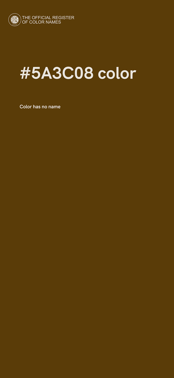 #5A3C08 color image