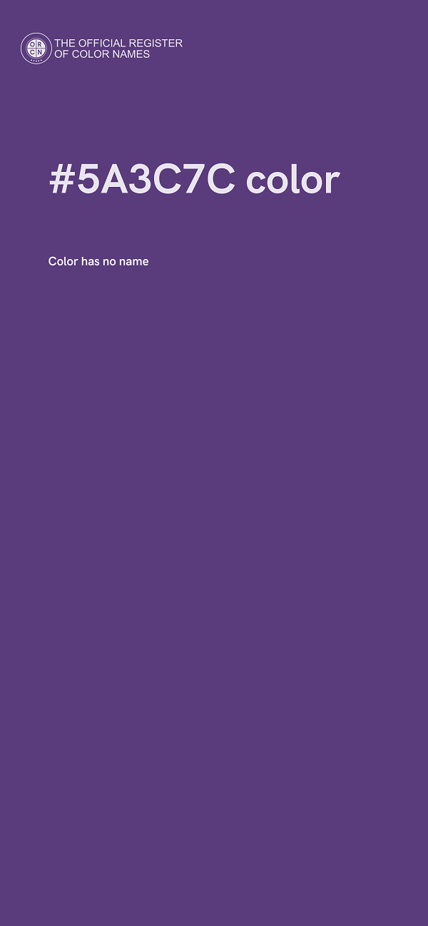 #5A3C7C color image