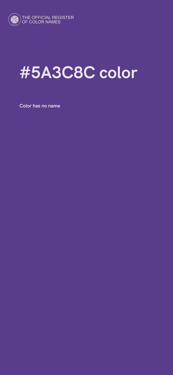 #5A3C8C color image