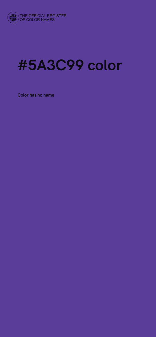 #5A3C99 color image
