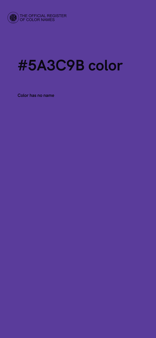 #5A3C9B color image