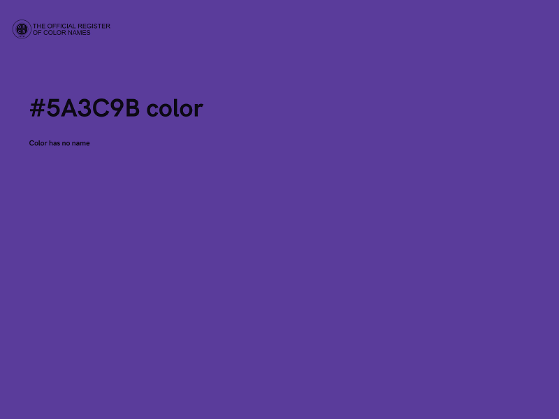 #5A3C9B color image
