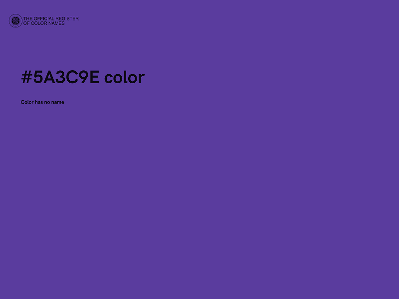#5A3C9E color image