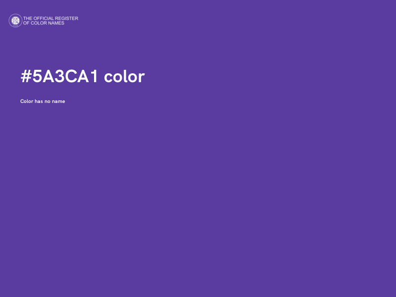 #5A3CA1 color image