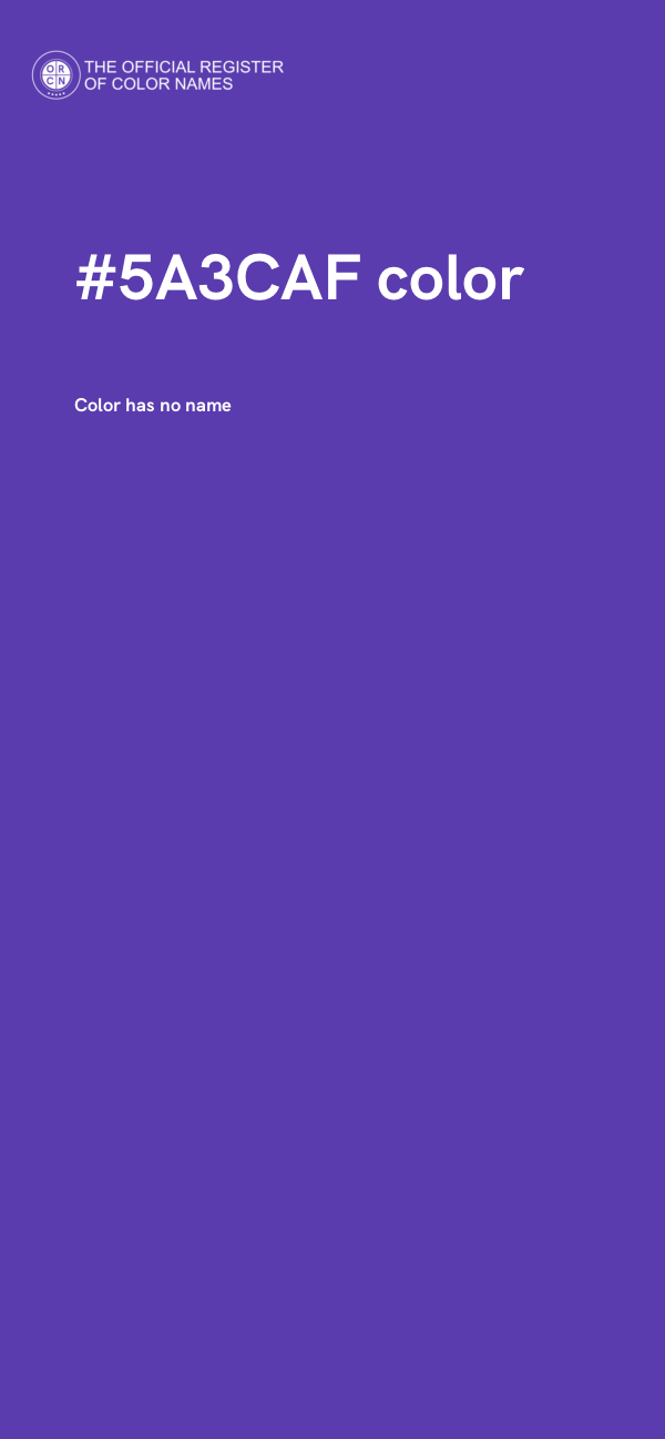 #5A3CAF color image