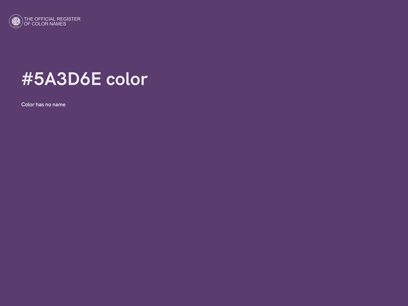 #5A3D6E color image