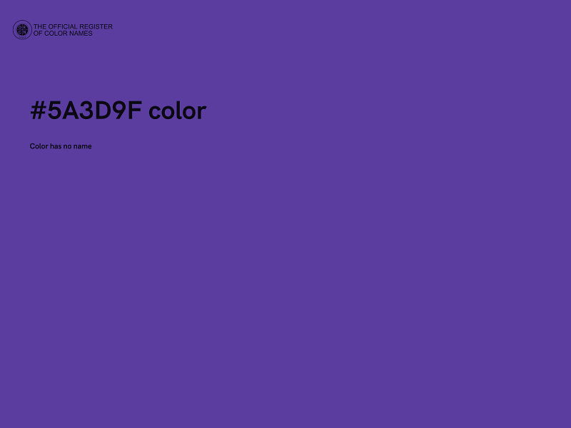 #5A3D9F color image