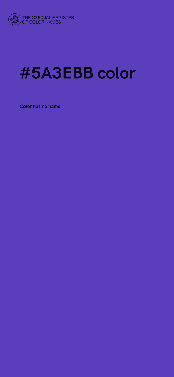 #5A3EBB color image