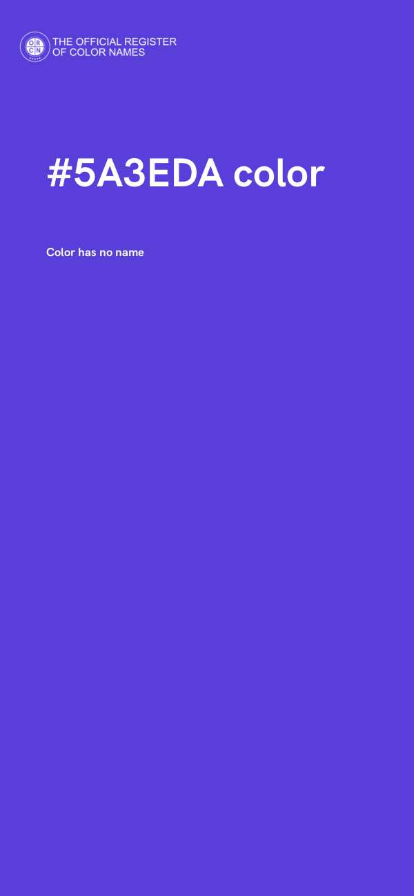 #5A3EDA color image