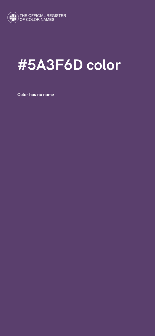 #5A3F6D color image