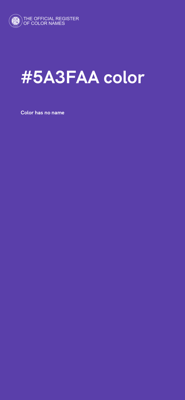 #5A3FAA color image
