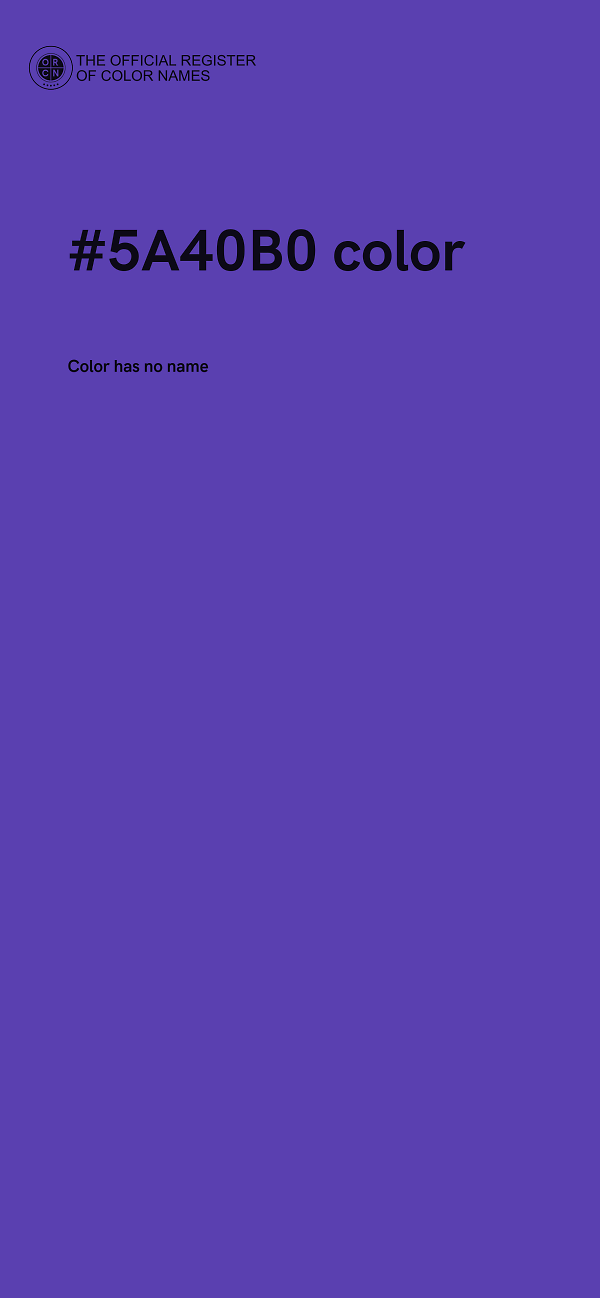 #5A40B0 color image